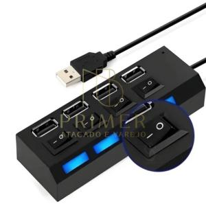 HUB USB 4 PORTAS KAPBOM 2.0