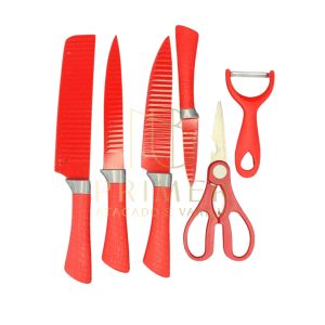 KIT FACAS VERMELHAS 6 PCS C29901